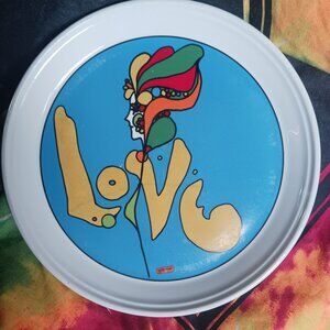 Peter Max 'Love' Plate